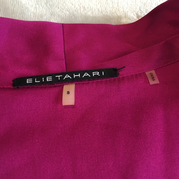 Elie Tahari Sleeveless Silk Blouse Size S - Picture 3 of 6